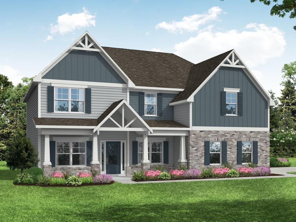 Dover Plan built by Direct Residential Communities of Pineview Estates. This Elegant plan is warm and inviting with its 2 story family room bowed windows bringing natural sunlight into its space. Grand 2 sty foyer flanked by an open formal dining large enough for 12 and office with french door. Your eye is drawn to the 2 story family room wall of windows that brightens the oversized kitchen with a walk in pantry and oversized island, breakfast area with a view of the fireplace and covered patio. First level includes an inviting Guest suite with granite countertops in bathroom and mud room. Open wrought iron spindle steps lead to an upstairs catwalk offering a birds eye view to the family room and foyer. Spacious secondary bedrooms with jack & jill bath, double sinks with granite counter top. Large Teen suite with granite countertops and nice size closets. Oversized primary bedroom with trey ceilings, 2 closets, double vanity and access to the laundry room. Sit on the covered patio and enjoy this Lot at 0.949,just under an acre, side entry garage and 3rd car bay. *Secondary photos are stock photos.** Current incentive 10k closing costs with use of preferred lender** Expected completion late summer 2023.