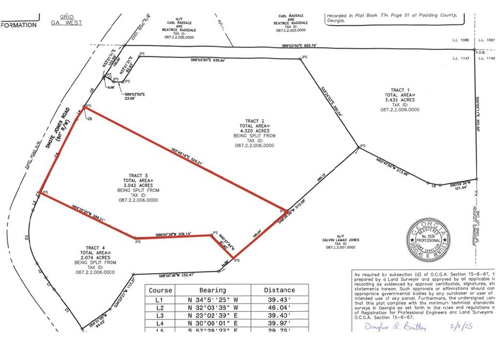 Lot 3 Snote Jones Road, Dallas, Georgia image 1