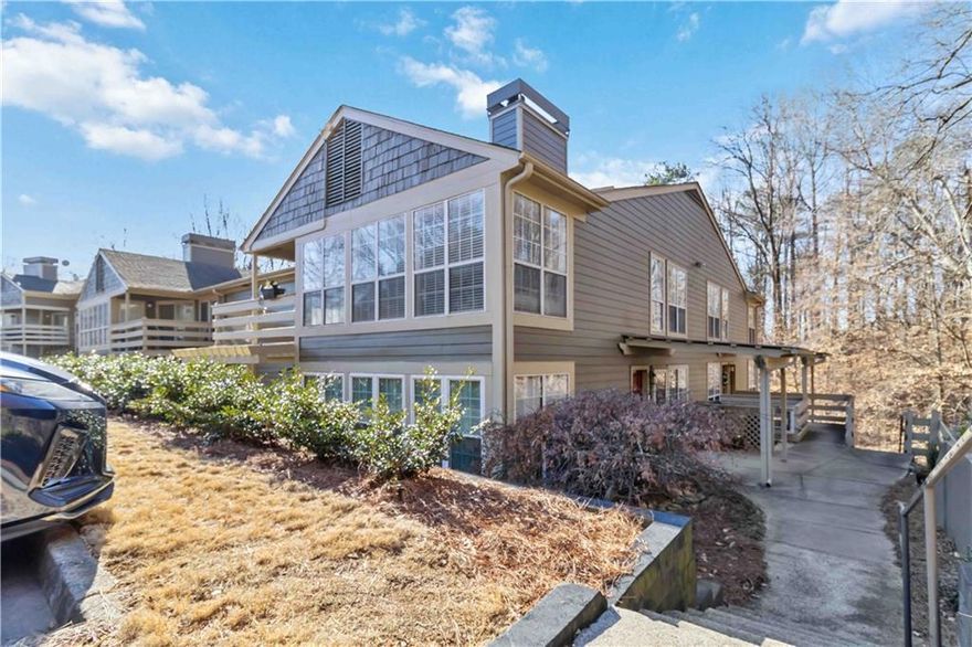 Welcome to 2006 Riverview Drive SE, Marietta, GA 30067-a delightful 1-bedroom, 1-bathroom condominium offering 1,164 square feet of comfortable living space. This end-unit condo is nestled in the sought-after East Cobb area, providing both tranquility and convenience.    The open-concept design ensures a seamless flow between the living, dining, and kitchen areas, perfect for both relaxation and entertaining. Being an end unit, the condo benefits from additional windows, bathing the interior in natural light and offering serene views of the surrounding greenery. The well-appointed kitchen features ample cabinetry and counter space, catering to both the casual cook and the culinary enthusiast.    The generously sized bedroom offers a peaceful retreat, complete with ample closet space. Step outside onto your private patio, where you can enjoy your morning coffee or unwind in the evening, surrounded by mature landscaping.    Residents have access to well-maintained communal areas, including walking paths and recreational facilities. Located just a short drive from shopping centers, dining establishments, parks, and major highways, this home offers the perfect blend of convenience and charm.    Nearby schools include Sope Creek Elementary, Dickerson Middle, and Walton High School, all known for their excellent academic programs.    Don't miss out on making this your new home!