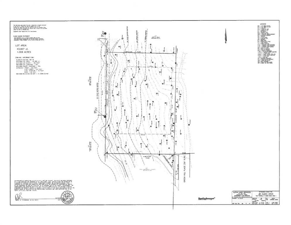 Build your custom dream home on this beautiful 1-acre estate lot tucked away on a quiet, no-thru traffic street. Mature trees provide a serene wooded backdrop and natural privacy, creating the perfect setting for your future home. This is your chance to custom build with Palladian Custom Homes. Be sure to explore their latest luxury new construction projects in Country Hills Estates (Belada Blvd) in Sandy Springs, just a short drive from Elden Drive! Located in a prime Sandy Springs location, this property offers unmatched convenience near Chastain Park, top-rated shopping and dining, hospitals, schools, and easy access to interstates 285 & 400. Close to top rated schools and part of the award-winning Riverwood International Charter High School district! Please do not walk the lot without contacting the listing agent first. Builder happy to meet you there.