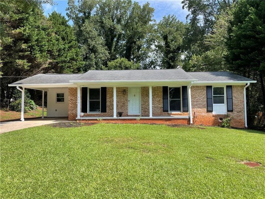 Adorable all-brick ranch with gleaming hardwood floors fully renovated and move-in ready! This charming 4 bedroom home offers flexible space to suit your lifestyle.  One bedroom is ideal as a dedicated home office, and the spacious laundry room could easily accommodate a well-stocked pantry.  A 25 X 30 garage invites the hobbyist in you. Perfect for a workshop, man cave, extra storage, or even future expansion.  The ideal location for socializing and enjoying the community!  Just minutes from popular restaurants, shopping, churches, the Silver Comet Trail, and Mable House Amphitheatre for concerts and events.  Don't miss this opportunity to own a beautifully updated home with space, style, and convenience in a vibrant, sought-after area!
