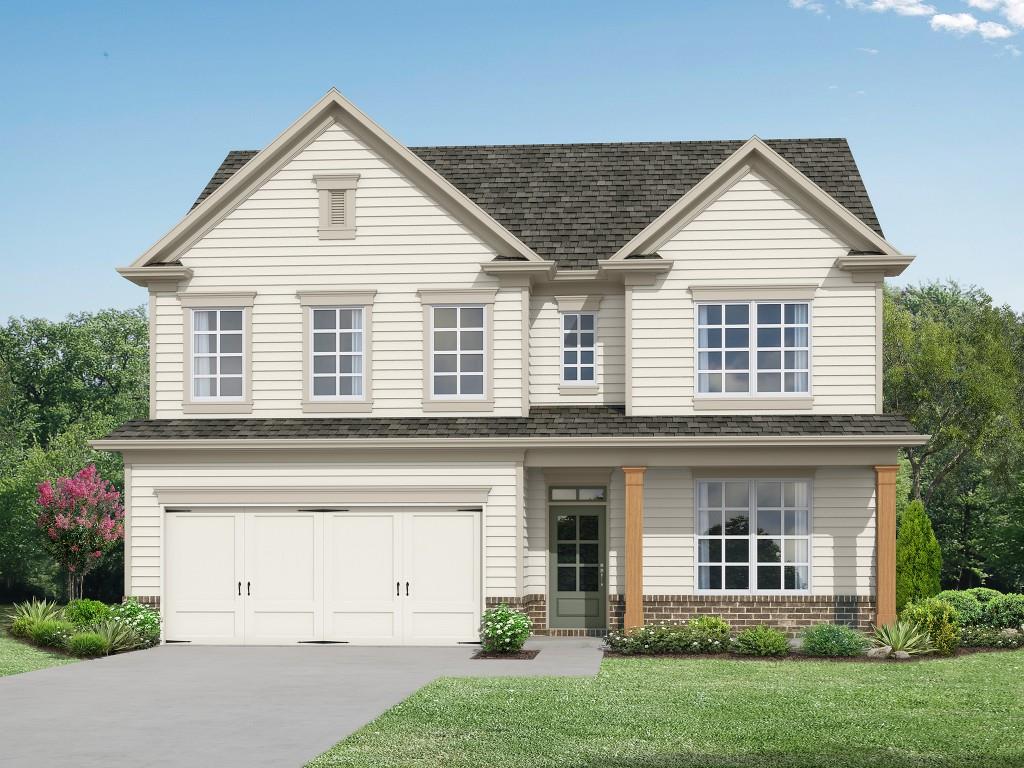 The Murphy plan built by Southvine Homes. Welcome to your dream home, nestled in one of Sugar Hill's most desirable and peaceful pockets - just minutes from the vibrant centers of Downtown Buford, Sugar Hill, and Suwanee. Built by the highly regarded Southvine Homes, this brand-new residence offers unmatched craftsmanship and thoughtful design features that set it apart from typical new construction. The Murphy Plan delivers spacious, flexible living with 4 bedrooms, 3 full bathrooms, and a bright open-concept layout. The main level includes a guest bedroom with full bath, ideal for guests or multigenerational living. A modern kitchen overlooks the expansive family room and dining area, perfect for entertaining. Step outside to enjoy a covered rear porch and optional patio for effortless indoor-outdoor living. Upstairs, retreat to a generous primary suite with spa-like bath and oversized walk-in closet. Two additional bedrooms, a large loft, full bath, and laundry room complete the upper level. Additional highlights include a dedicated mudroom with optional lockers, walk-in closets in every bedroom, and a 2-car garage. If you're seeking quality construction in a quiet yet connected location, this Southvine home checks all the boxes. Don't miss your chance to own a premium home in this fast-growing area. This home will be ready just in time for the holiday's 2025.