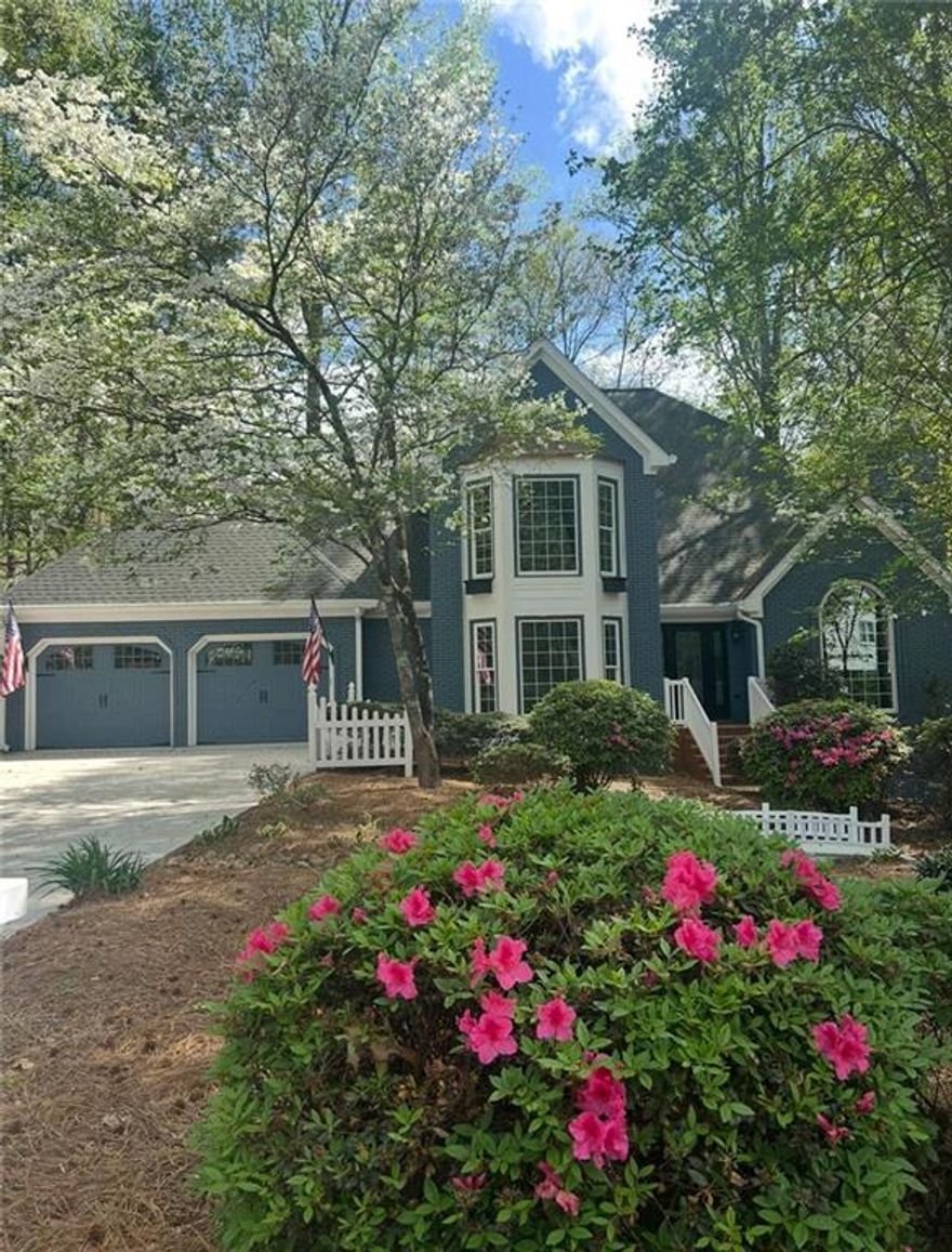 Welcome to your new home where luxury awaits you! Nestled on a quiet cul-de-sac in the sought after Creekside Oaks neighborhood within the Windsor Oaks subdivision and the coveted Davis, Mabry, and Lassiter school districts.  The homeowners have spared no expense or crafted details in every upgrade throughout this home.  Updating everything from new exterior & interior paint, hardwood floors, brand new kitchen, primary bathroom, secondary bathrooms and all flooring throughout the home.   So many upgrades to mention! As you enter the front door you are welcomed by a two-story foyer and an exquisite hardwood staircase.  Flanked to the right side you will find a living room/home office/study adorned with French Doors and an inviting fireplace.  You will find located on the left of the entrance a formal dining room that easily seats 12. As you walk through the first floor you will notice all of the natural lighting the home offers.    A home Chef's "dream" kitchen with plenty of counterspace, large sink, cabinet storage, walk-in pantry and a gas range.  All cabinets & drawers are soft-pull with quartz countertops and stainless steel appliances.  A delightful breakfast/eat-in sunroom located off of the kitchen offers plenty of space for an eating-in area.  Open concept for entertaining as your guests pour over into the great room and sit next to the cozy fireplace.  Expansive primary bedroom ensuite located on the first floor with trey ceilings and large separate his/hers walk-in closets.  Relax in the spa-like primary bathroom including walk-in tiled glassed shower, double vanities and a soaking tub.  You will find 3 secondary bedrooms upstairs.  Jack & Jill bedrooms with separate vanities along with a shower/tub combination, closets have organizers.  Also, another large bedroom ensuite with a bonus/media room and it's own bathroom including a shower/tub.   Terrace level includes a finished space perfect for an entertainment area and a pool table! A huge unfinished space perfect for the "Do It Yourselfer" in the family with additional storage and an exterior door entrance.  Roof & gutters are less than 2 years old; Insulation added into the attic; New insulated garage doors & openers; new back deck handrails; Newer poured driveway with an extra parking pad; Amazing finishes throughout the entire home, in each of the bathrooms, kitchen, flooring and more. Enjoy the convenience of access to all of the great amenities offered within this swim/tennis/pickleball neighborhood. Schedule a showing today, don't miss out on this great opportunity to call this your new home!