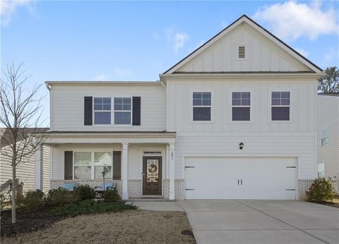 A home in Dawsonville