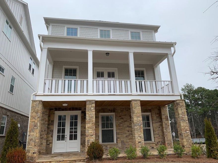 Luxury single house in the Braeden! Community is across the street from Avalon. Quick access to GA 400, & connection to the Alpha Loop. Just minutes from downtown Alpharetta, Avalon and top-rated schools as well as prime access to the vibrant Alpha Loop. Enjoy the convenience of easy access to a lot of shops, dining options, and entertainment. This beautiful house features 4 beds/3.5 baths and 3 car garage. As you enter the first floor, you'll find a spacious guest suite complete with its own private bathroom, ideal for visitors or a home office. Ascend to the second floor to experience the heart of the home, the open concept living area designed for both relaxation and entertainment, seamlessly flows into the dining area and gourmet kitchen. The kitchen is a chef's dream, boasting stainless steel appliances, quartz countertops, sleek cabinetry and a generous island. Large walk-in pantry. There are great room and office space behind the kitchen with big deck great for gathering and meeting. The third floor is dedicated to privacy and tranquility offering the primary suite and two additional bedrooms. The luxurious Primary Suite features His/Hers walk-in closet and spa-like en-suite bathroom with dual vanity, bath tub and glass enclosed shower. Two additional well-appointed bedrooms share a stylish full bathroom. Enjoy the Community Amenities such as the Community Garden, Club house and swimming pool. Owner requests excellent credit 720+ and 3x monthly rent income to qualify.