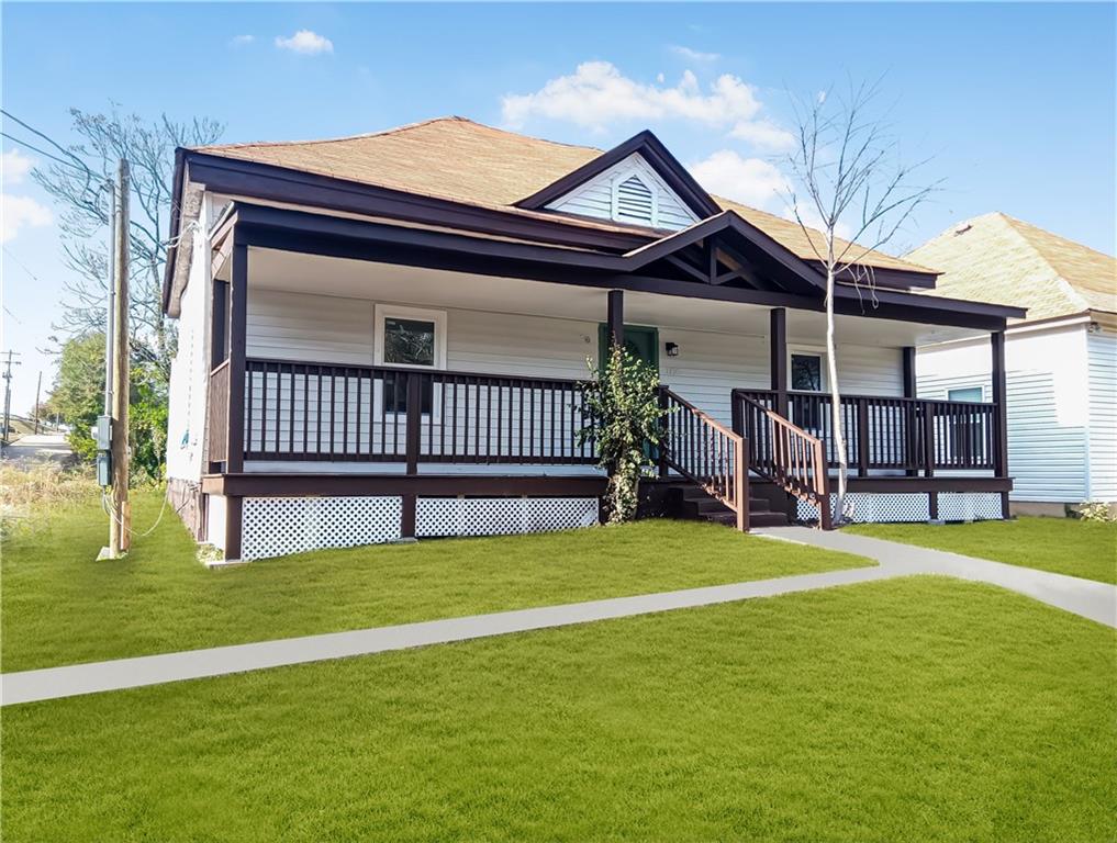 Remodeled about 18 months ago, this house was featured as a success story of a blight to glam story (see story in pictures) with new porch, new upgraded Electrical system, new plumbing, New HVAC, New Hot water heater, New flooring and freshly painted walls.
This is a very large house almost 1900sf of large sized rooms offering ample room for furniture and personalization. Each room within the property is spacious offering a delightful living space for you and your family.
The eat-in kitchen has an abundance of storage cabinets which gives you plenty of space to keep your kitchen essentials neatly organized.
This all-electric home boasts an electric fireplace and a large, covered porch with a swing and just blocks from Mercer University and all the fun that downtown Macon offers.
Hurry come get it before it is gone.
House was formerly rented to a Section 8 tenant paying $1450/M. If buyer is an investor, we already have a would-be tenant and can have unit rented for same before closing as house has already passed the sec 8 strenuous inspection.
House is sold as is. Use Showing time. Security system in house.