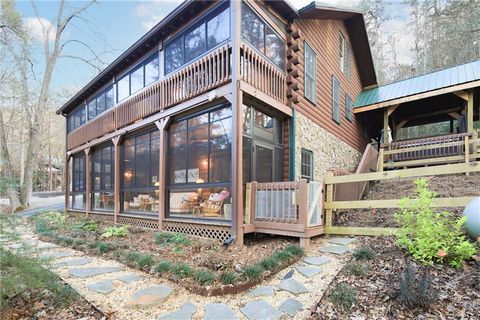 A home in Mineral Bluff