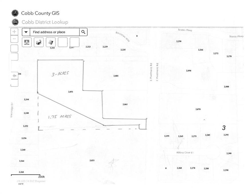 Currently zoned R4, this rare East Cobb property offers 4.75 acres of unmatched privacy and space, the house being set well off the road with a long driveway and natural buffer from the street. Located in one of Marietta’s most desirable areas, this home is just 15 minutes from Truist Park and The Battery, and within minutes of East Cobb Park, downtown Marietta, Vinings, Sandy Springs, Smyrna, and Brookhaven.

This spacious residence features a desirable master-on-main floor plan with a large en suite bathroom and a massive walk-in closet. The updated kitchen includes stainless steel appliances, a walk-in pantry, and plenty of counter space—perfect for entertaining or daily family life.

A full basement provides ample space for storage, hobbies, or potential expansion. The attached two-car garage adds convenience, while the surrounding acreage offers room for future development, recreation, or simply enjoying the privacy of your own retreat.

Families will appreciate access to top-rated schools around the area. Surrounded by some of East Cobb’s most prominent neighborhoods, this property blends privacy, space, and prime location—making it a true East Cobb opportunity that’s hard to find.