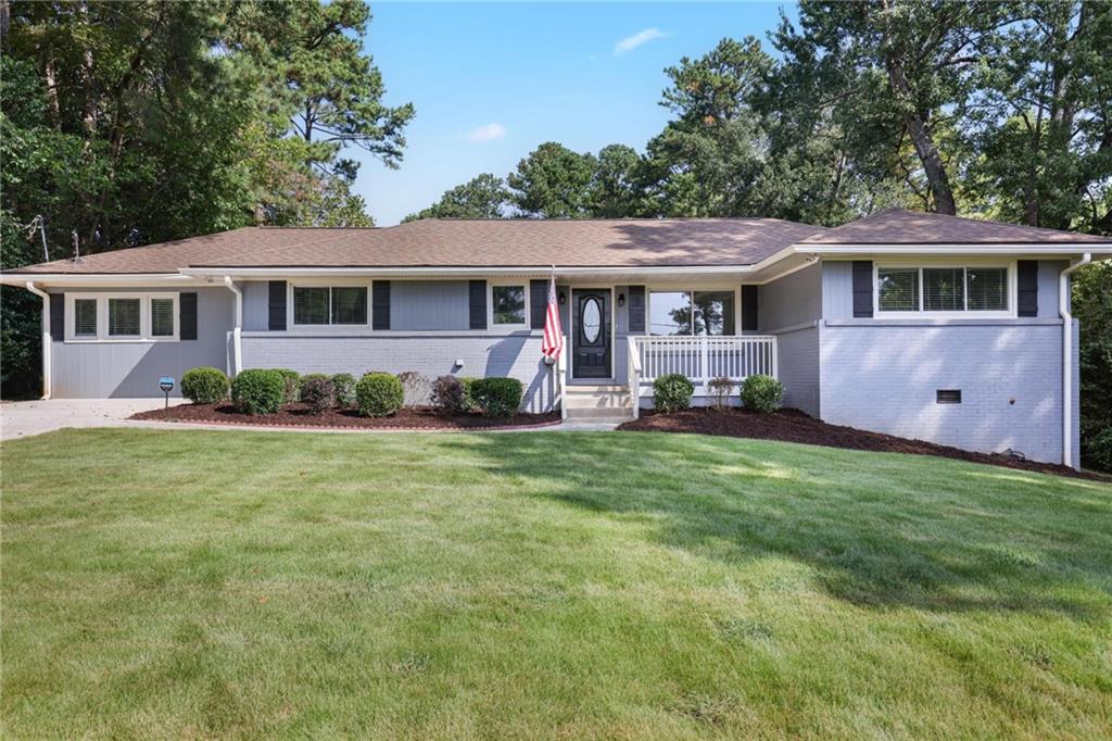 Welcome to this fully renovated ranch in the heart of Sandy Springs. This 3 bedroom 2.5 bath welcomes you with abundant natural light, open living concept, and spacious living space. Oversized primary suite with adjacent additional flex space that is perfect for a home office, workout room, or nursery. Chefs kitchen with stainless steal appliances and the perfect breakfast bar area. Enjoy the French doors off that lead to a massive backyard. This backyard is an entertainers dream-a deck off the living space plus a stone terrace level below. Over .5 acres!! Prime location in Sandy Springs! Walk to Sandy Springs City Center, Trader Joes, Henri's Deli, and so much more. Close proximity to Heards Ferry Elementary, The Day School, and Abernathy/Brandon Mill Park. Don't miss this opportunity to be in one of the best neighborhoods!