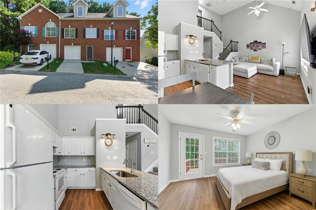 Discover the perfect blend of comfort, convenience, and community in this beautifully updated townhome! Nestled in a prime location just minutes from shopping, dining, breweries, the hospital, the Cumming City Center, and the Fairgrounds, this home puts everything you love right at your fingertips. Step inside and instantly feel at ease. Fresh newer flooring flows throughout the home, leading you into a kitchen that gleams with stone countertops, a modern sink and faucet, and newer appliances ready for your favorite recipes. The rare third bedroom—a unique find in this community—offers space for guests, a home office, or your own personal retreat. And the also rare 1-car garage adds convenience and storage most townhomes here simply can’t match. Resort-style amenities await just outside your door, including a sparkling pool, tennis courts, and a clubhouse perfect for gatherings. With all-electric living and thoughtful upgrades throughout, this home is truly move-in ready.