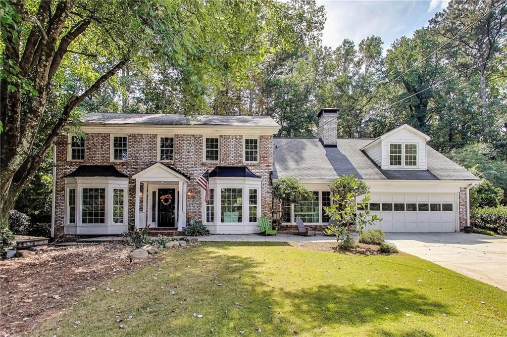 Sought After Neighborhood! Traditional Double Bay Window Front! Formal Living Room with Fireplace Opens to Previous Bedroom on Main! (Owner removed the wall) Wide Full Bath on Main! Large Foyer! Formal Dining room Opens to Large Great Room with Second Fireplace! Kitchen Is Open View to the Great Room! Newer White Soff Close Cabinets with Double Ovens, Gas Cooktop with Bar Area! Plenty of Cabinets! Granite Countertops! Under-mount Sink! Large Breakfast Room Will Wall of Windows overlooking Backyard! Laundry on the main! Large Sunroom! Nice Large Level Fenced Backyard! Upstairs you will find Large Owners Suite with Large Walk in Closet, Large Owners Bath with Separate Tub and Separate Shower! All bedrooms are Nice Size! Huge Bedroom above Garage with Two Large Walk in Closets! You can remodel as you want! Did I mention the Cul-De-Sac!!! .59 Acre Lot. **Optional membership available to The Branches Club which offers an active swim/tennis community with pool, clubhouse, tennis pavilion, playground and lighted tennis courts.** Minutes to 400 and 285 as well as Dunwoody and Sandy Springs shopping and dining. Preferred Closing Attorney is O'Kelley and Sorohan which has done Preliminary Title. Taxes are Senior Citizen Exemption. CBS Code Required at Showingtime!