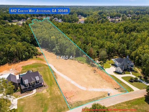 Vacant Land For Sale - 642 Canter Way<br/> Jackson County, Jefferson, GA 30549