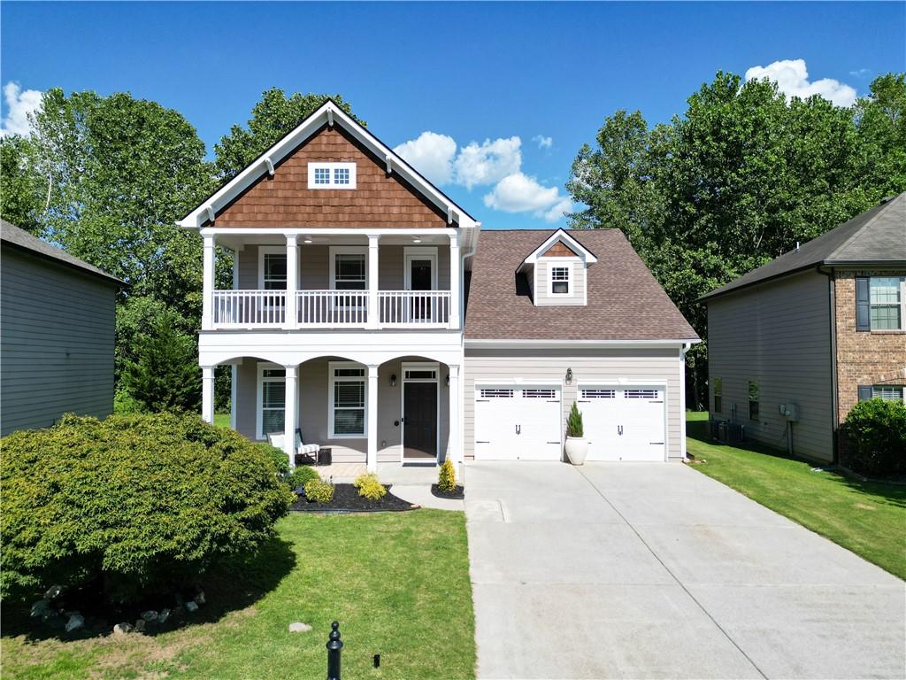 Welcome to 5962 Lexington Way – where comfort, community, and convenience come together in the heart of Braselton’s highly sought-after Riverstone Park.
This 4-bedroom, 3-bath ONE OWNER home offers a thoughtful layout with plenty of space to live and grow. You'll find neat touches throughout this house that make it something truly special. On the main floor, you’ll find hardwood floors throughout the living, dining, kitchen and nook, a cozy fireplace in the living area, and a fully equipped kitchen with a pantry, breakfast bar, and open-concept dining area—perfect for everyday meals or entertaining friends. A full bedroom and bathroom on the main level provide a flexible space for guests, in-law suite or a private office.
Upstairs, the oversized primary suite is a true retreat, featuring a large separate sitting area which really could be another bedroom of its own, a spacious en-suite bath, and a large walk-in closet. Two additional bedrooms share a generously sized bathroom, and brand-new carpet throughout the second floor adds a fresh touch.
Step outside to a huge, flat backyard with a patio and a fruit-producing fig tree—ideal for summer barbecues, playtime, or simply relaxing in your own private oasis or enjoy the outdoors with your morning coffee from your 2nd story balcony. A two-car garage adds to the home’s convenience and functionality.
Living in Riverstone Park means becoming part of a vibrant, golf cart–friendly community known for its neighborly atmosphere and fun social events. Enjoy incredible amenities including a swimming pool, tennis and pickleball courts, two playgrounds, and easy access to local favorites like Starbucks and Chick-fil-A—just a quick hop, skip, or golf cart ride away. This is the kind of neighborhood people rarely leave; they simply move from one home to another within the community.
Don’t miss your chance to make this Riverstone Park gem your own.