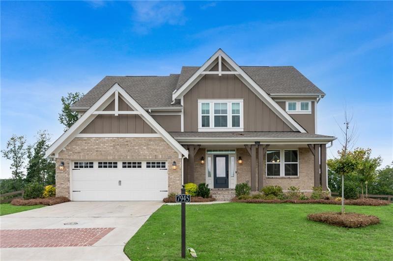 Located in North Forsyth County, a 2021 home in a cul-de-sac, a fenced backyard, and a finished basement! This home has 5 bedrooms and 5 1/2 bathrooms with a finished basement! The primary suite and 2 additional guest rooms have their own private en suite, providing plenty of space and privacy for a family or grandparents! Upgraded cabinetry and accent tile in the open kitchen! Also, the kitchen has upgraded GE Profile appliances, especially the GE Cafe' Quad Door refrigerator! A mudroom right off of the garage provides tons of storage space! The bright, sun-filled family room has oversized picture windows, giving you an amazing, private view of the naturally preserved area in the neighborhood. In the garage is a NEMA 14-50 outlet for your electric vehicle! A fenced-in backyard makes a great space for the kids and pets!