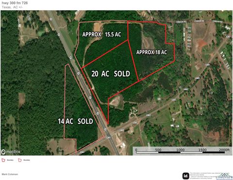 Vacant Land For Sale - 15.5 AC Hwy 300<br/> Gilmer, TX 75645