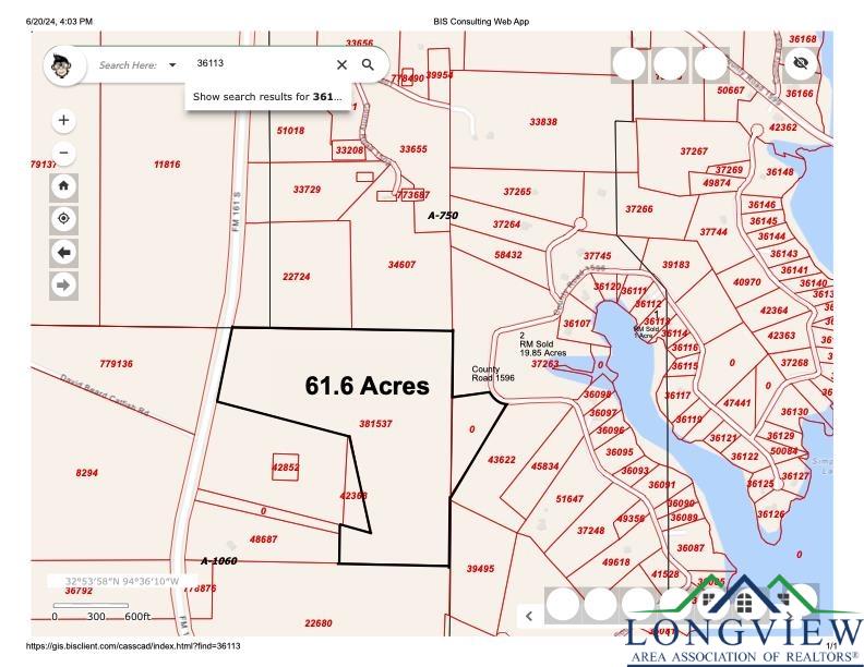 TBD Cr 1596 (61.6 Acres), Avinger, Texas image 2