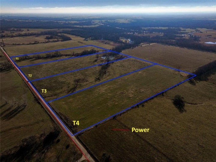 View of rural area featuring property parcel outlined