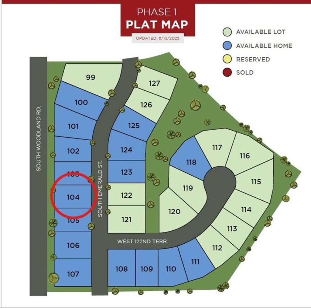 Photo of 12222 S Emerald Street, Olathe, KS 66061 (MLS # 2607962)