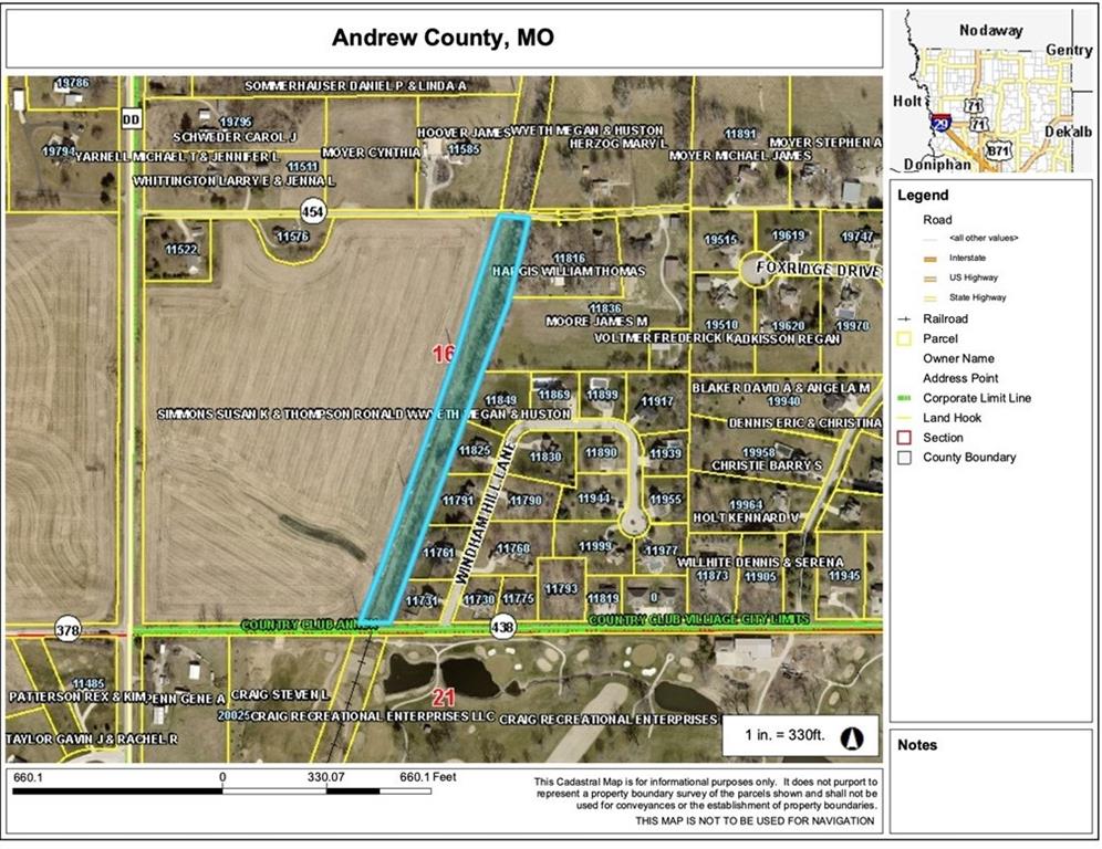 Country Club, Missouri 64505, United States, ,Land,Active,37705