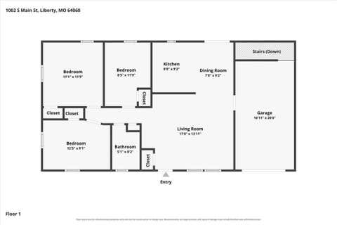 Tiny photo for 1002 S Main Street, Liberty, MO 64068 (MLS # 2636335)
