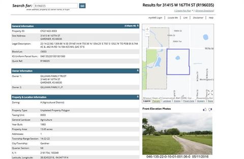 31415 W 167 Street, Gardner, KS 66030 - MLS#: 2520672