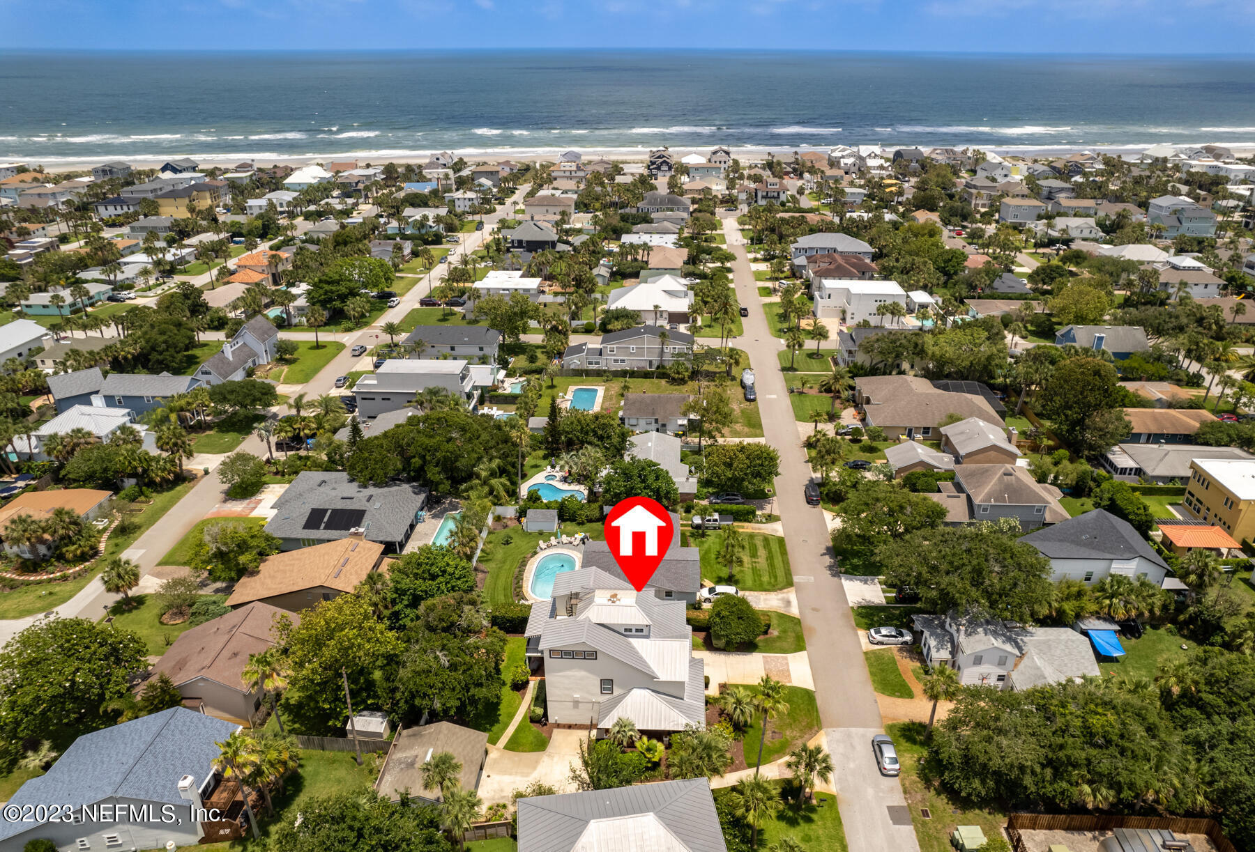 Jacksonville Beach, FL home for sale located at 241 32ND Avenue S, Jacksonville Beach, FL 32250