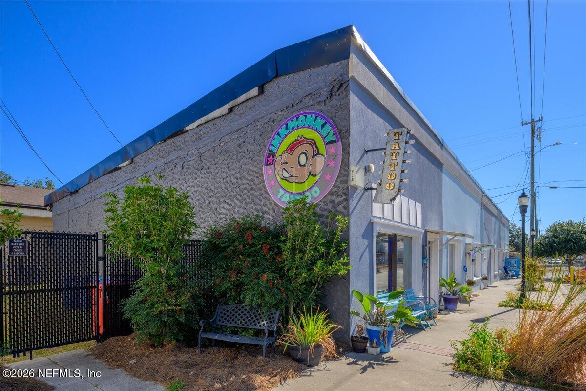 Front of Northside of Building