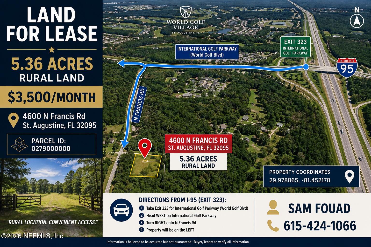 4600 N Francis Rd, St Augustine, FL 32095