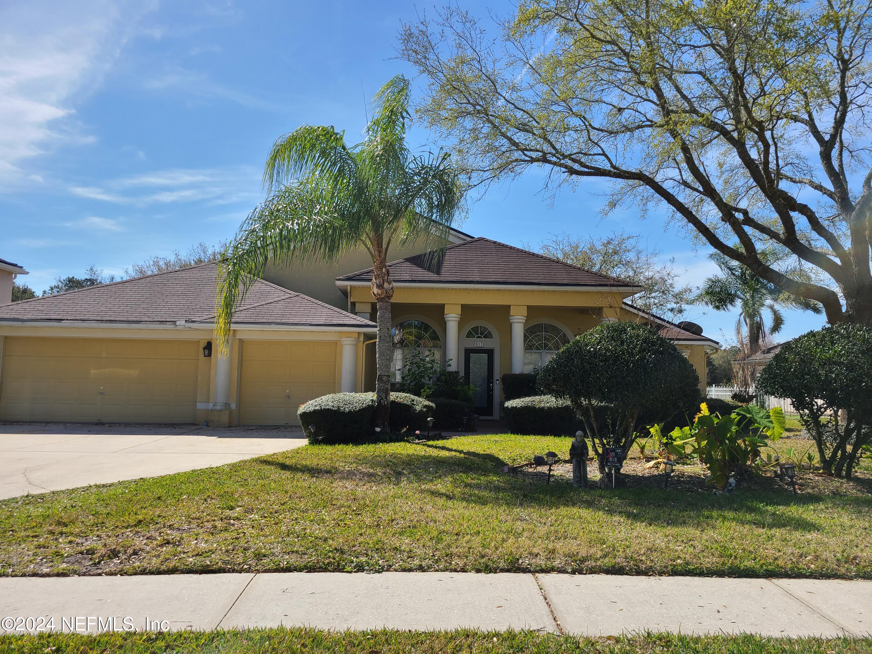 St Johns, FL home for sale located at 517 KERNAN MILL Lane, St Johns, FL 32259