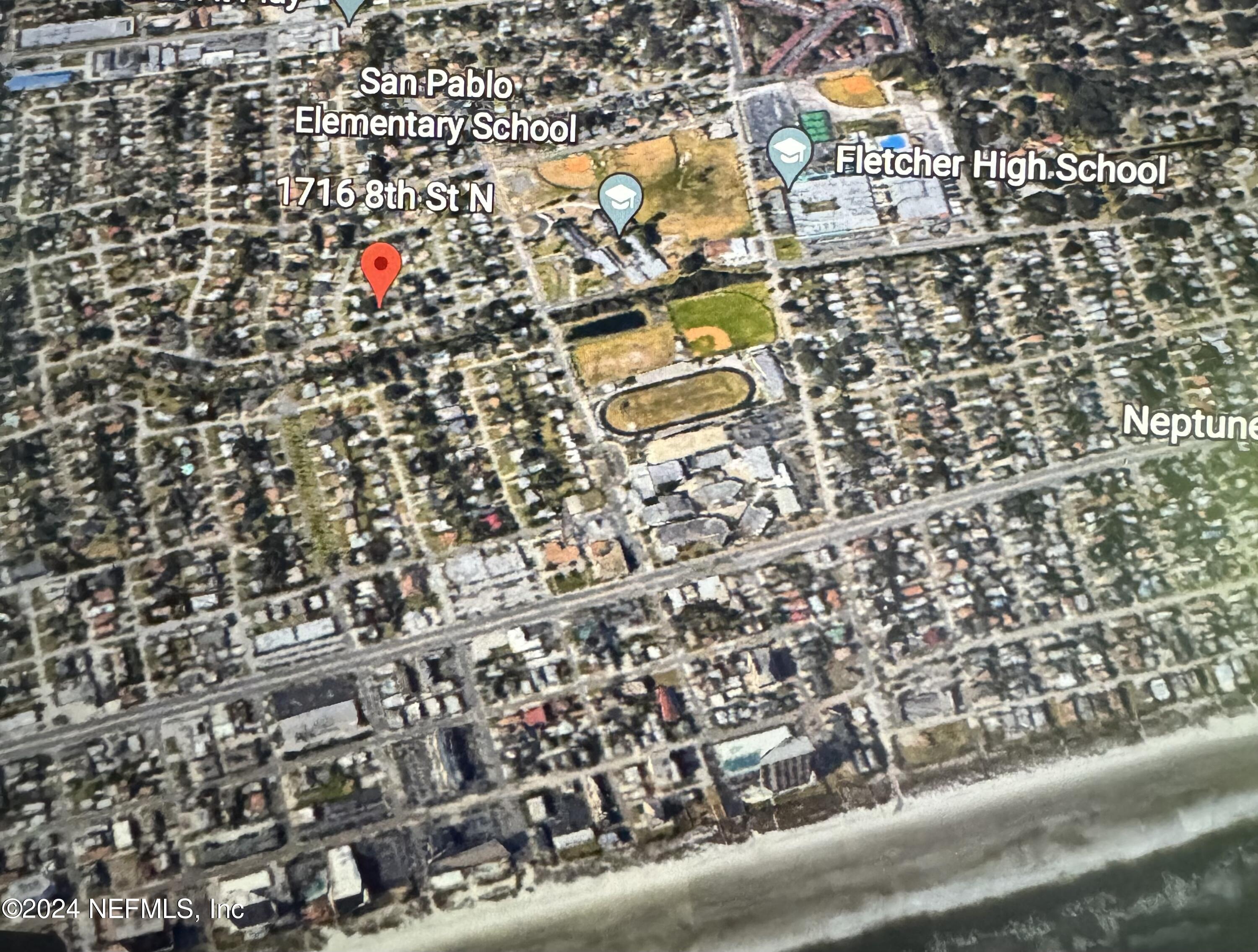 Jacksonville Beach, FL home for sale located at 1716 8th Street N, Jacksonville Beach, FL 32250