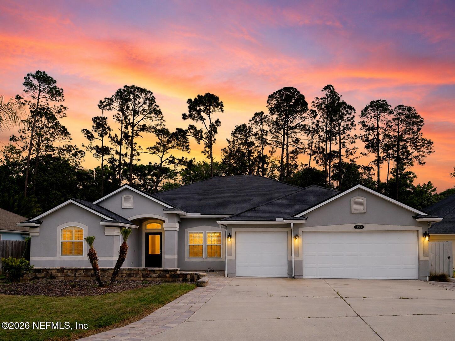 front elevation new sunset