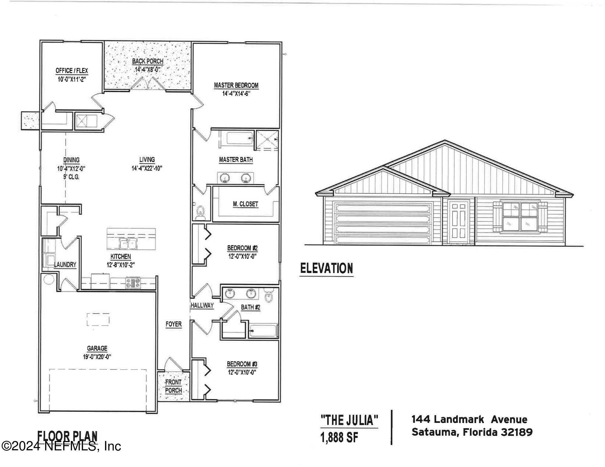 Satsuma, FL home for sale located at 144 LANDMARK Avenue, Satsuma, FL 32189
