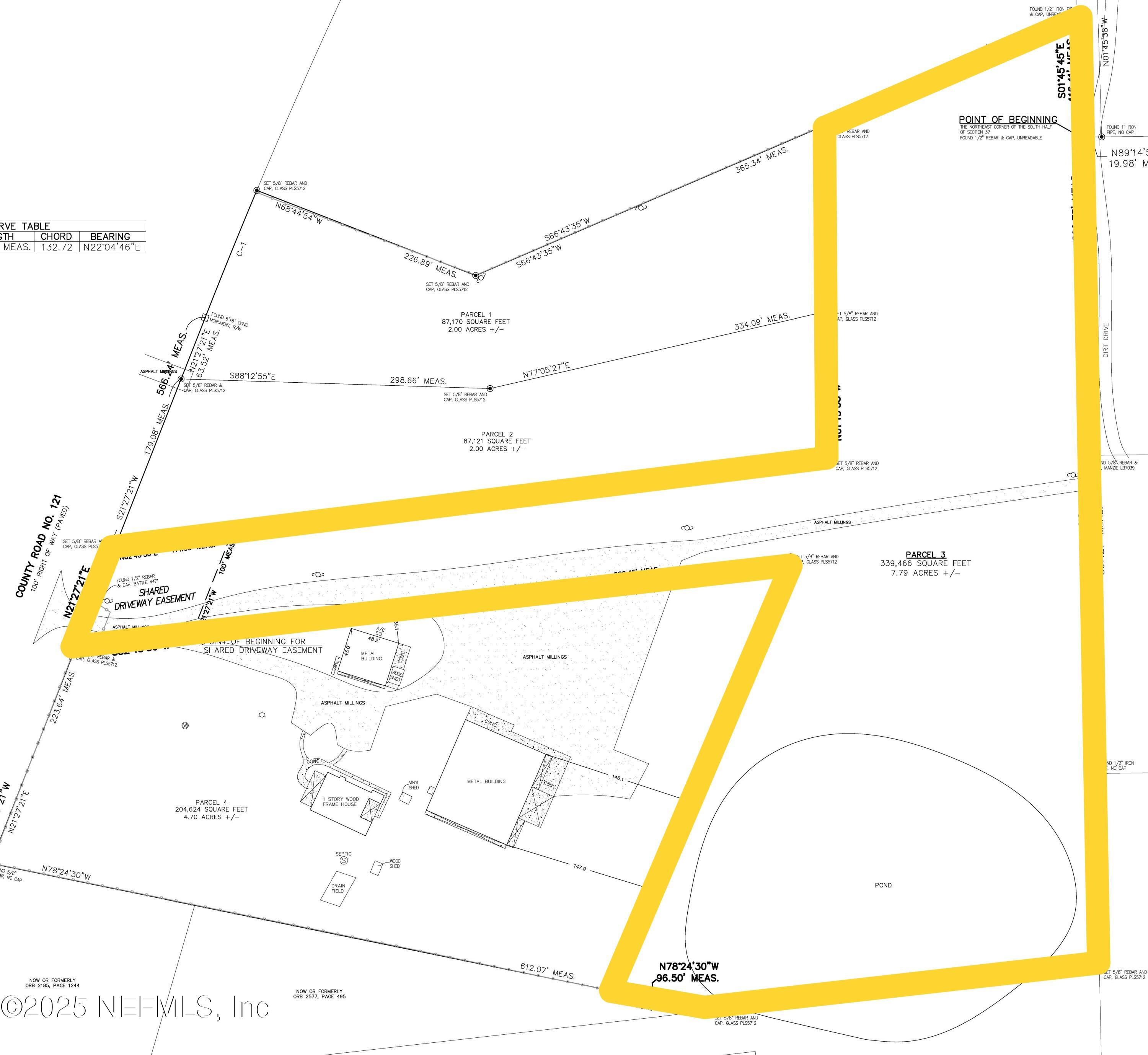 PARCEL 3 COUNTY ROAD 121
