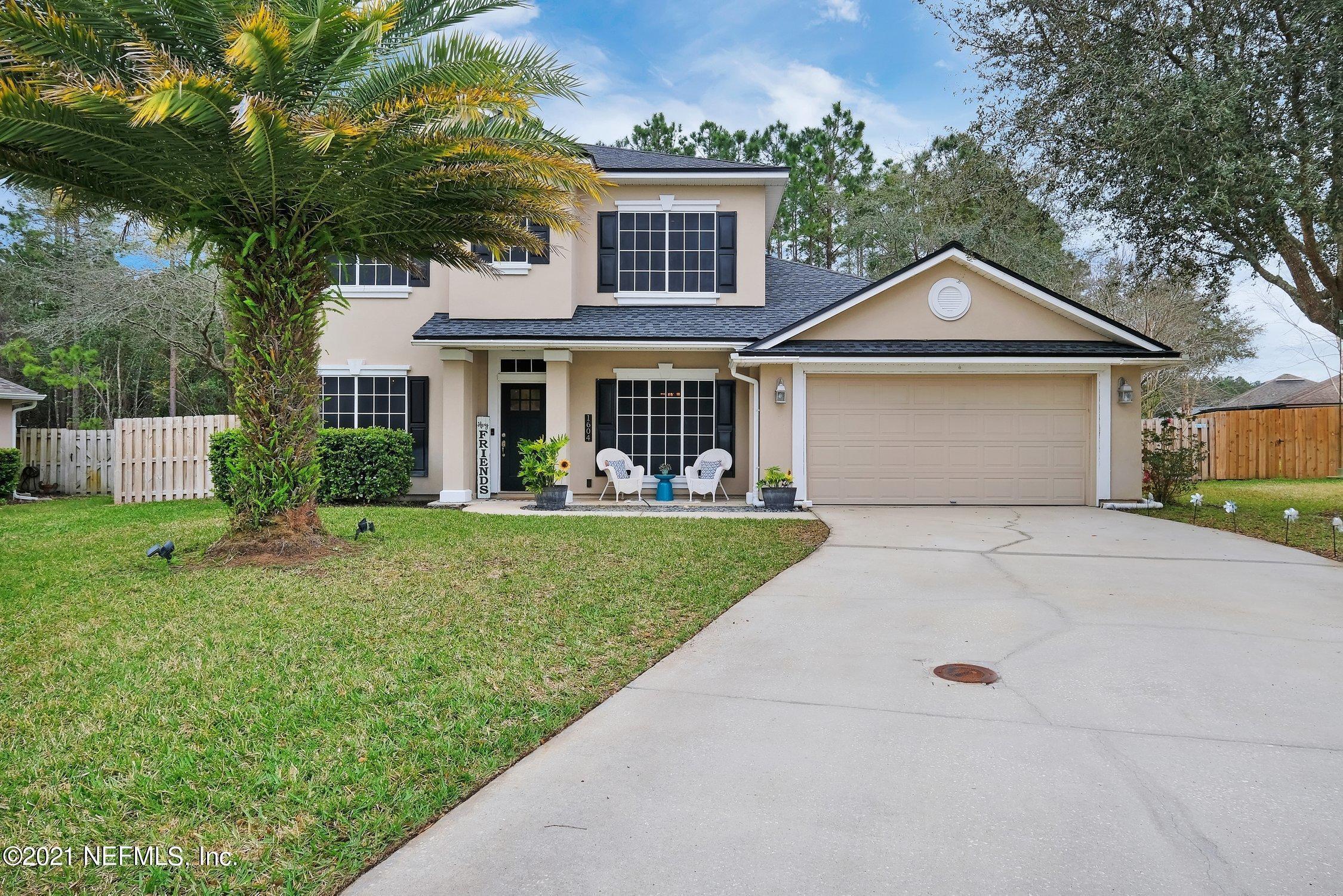 St Augustine, FL home for sale located at 1604 N Summer Ridge Court, St Augustine, FL 32092