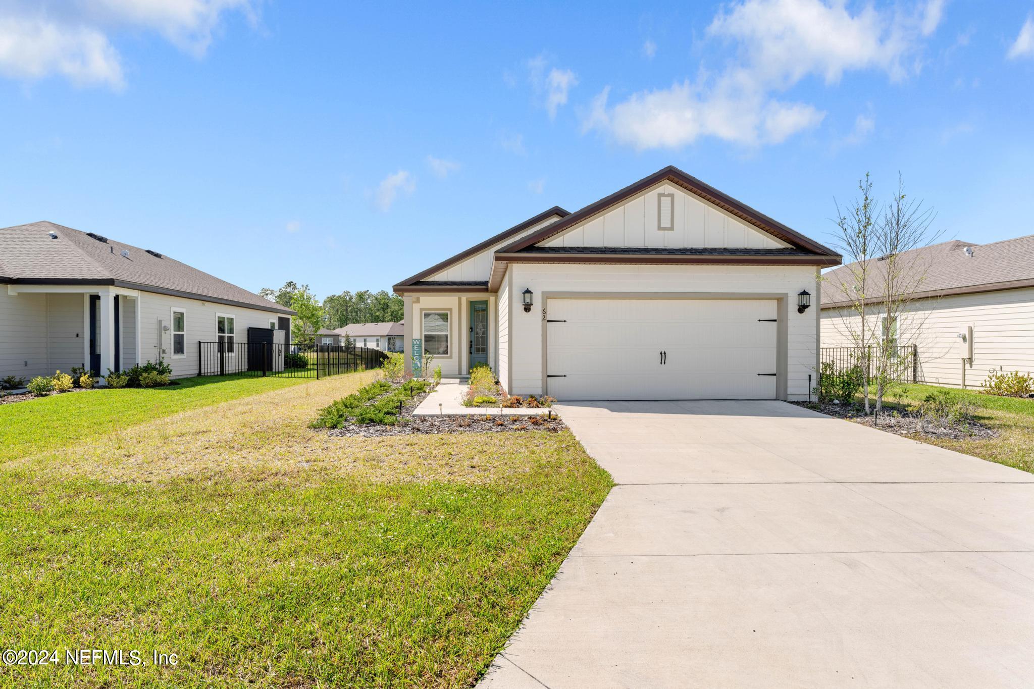 St Augustine, FL home for sale located at 62 Sailors Landing Court, St Augustine, FL 32084