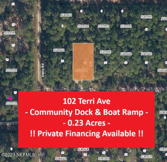 Georgetown, FL home for sale located at 102 Terri Avenue, Georgetown, FL 32139