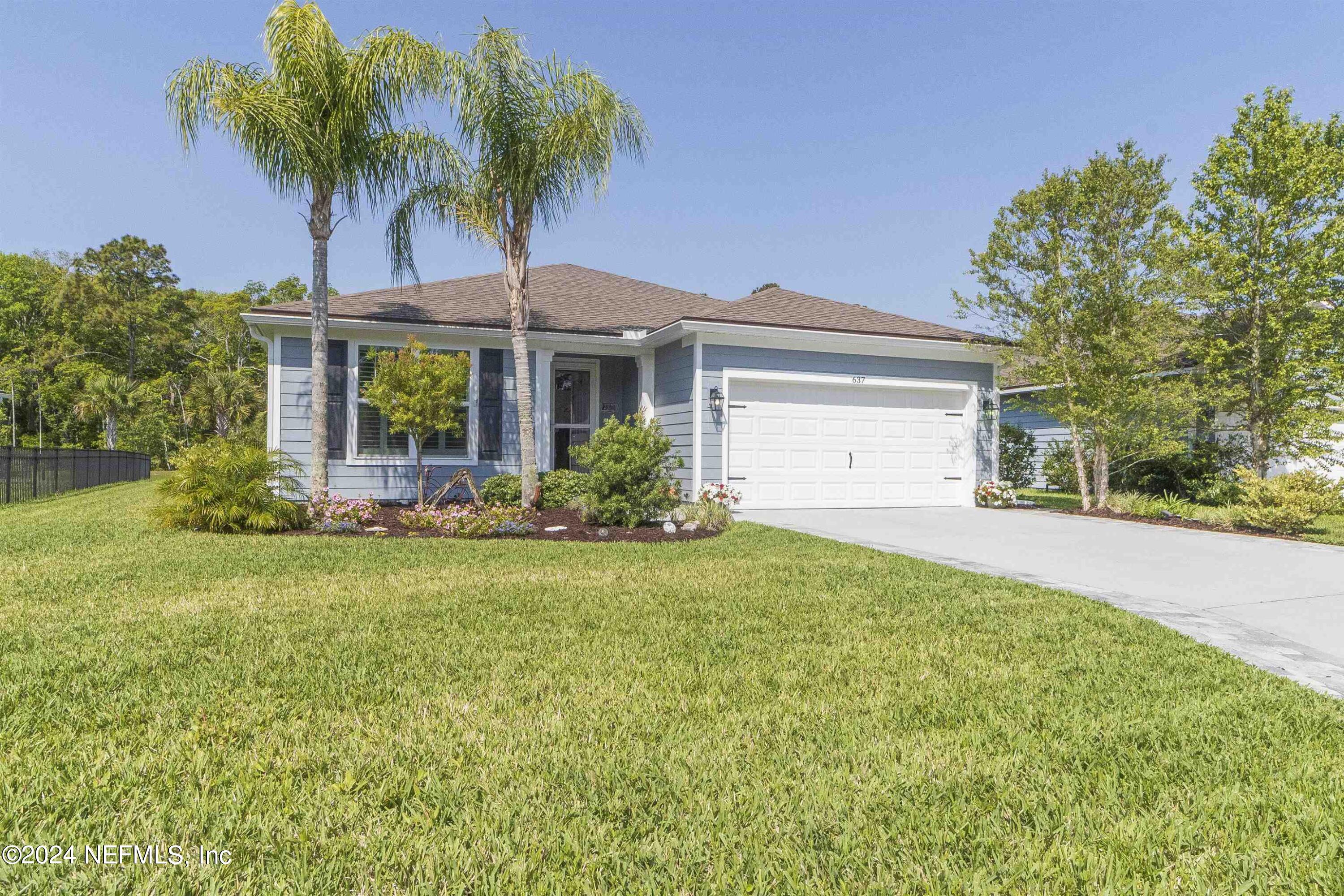 St Augustine, FL home for sale located at 637 La Mancha Drive, St Augustine, FL 32086