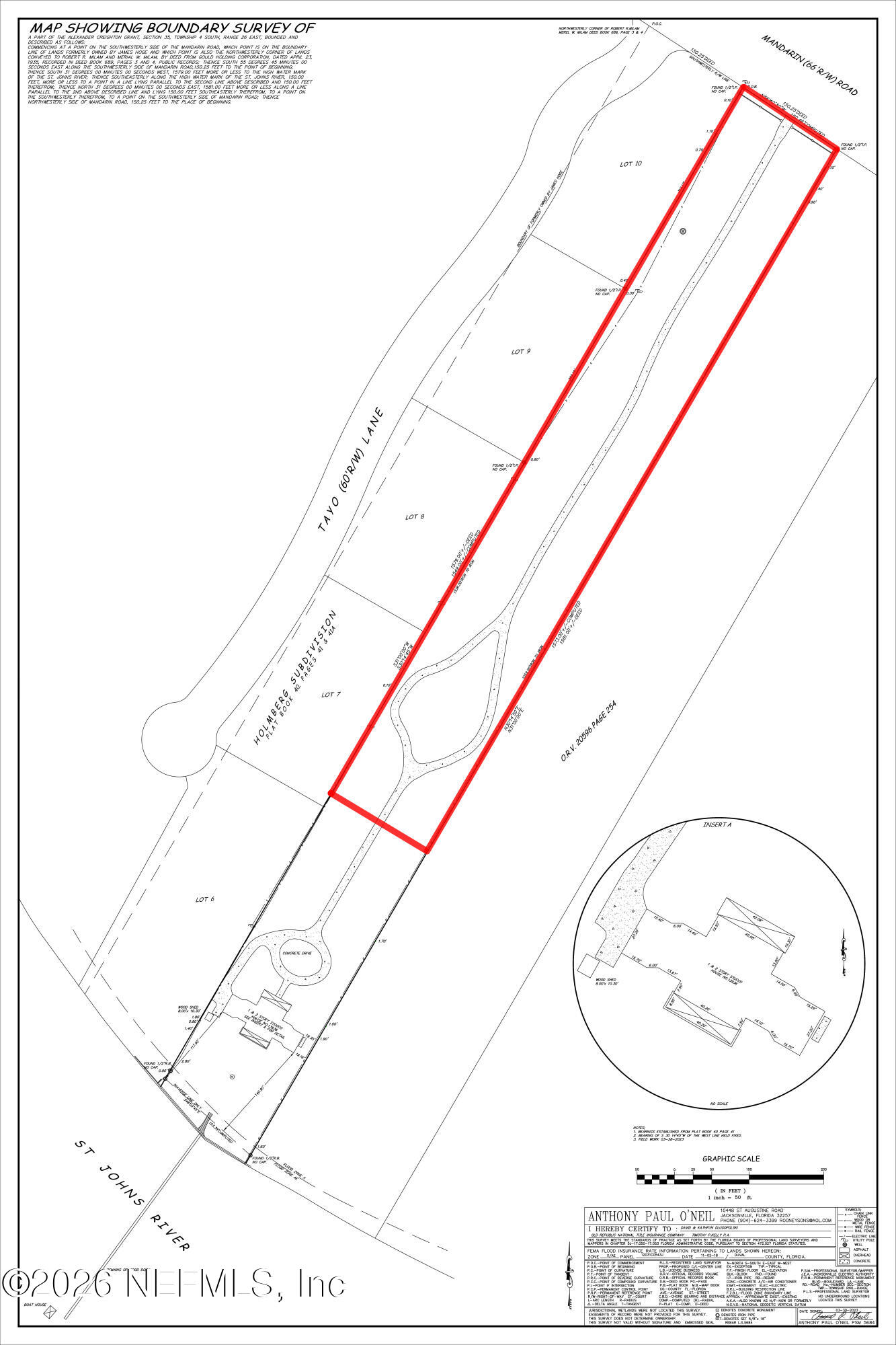 13936 MANDARIN, TRACT A Road