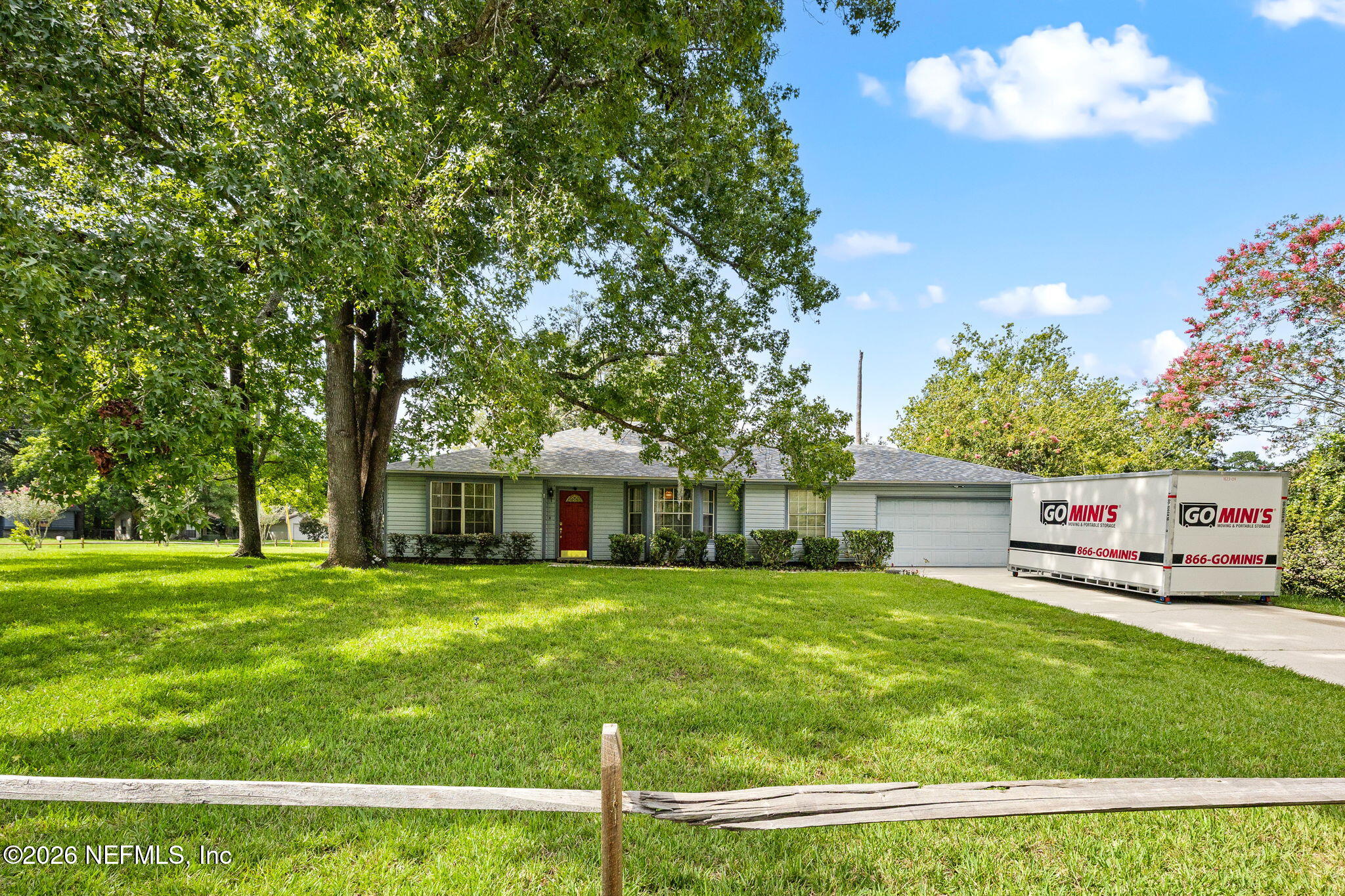 Front yard and home