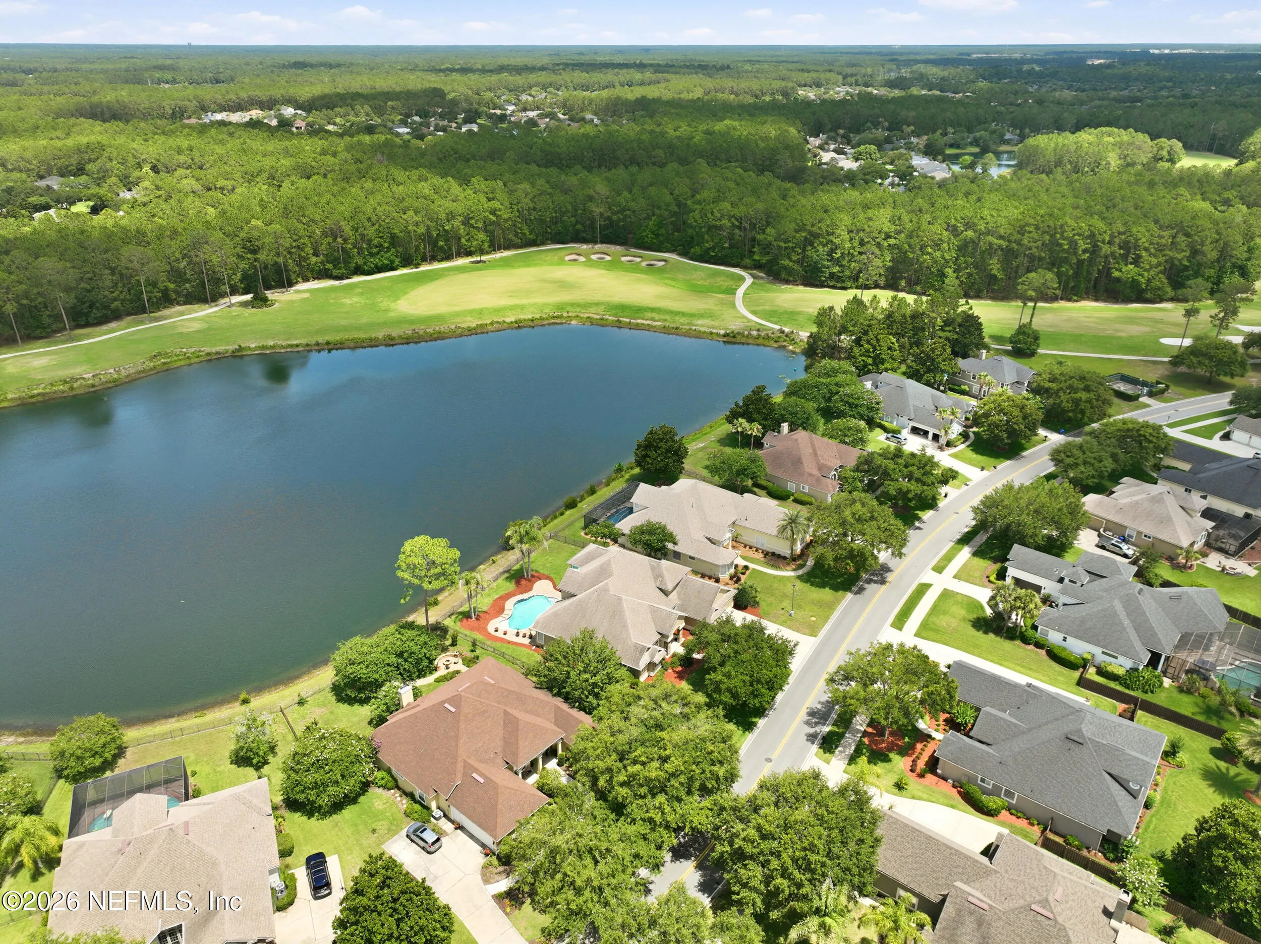 Tucked away on a rare .9-acre homesite in the sought-after South Hampt – image 96