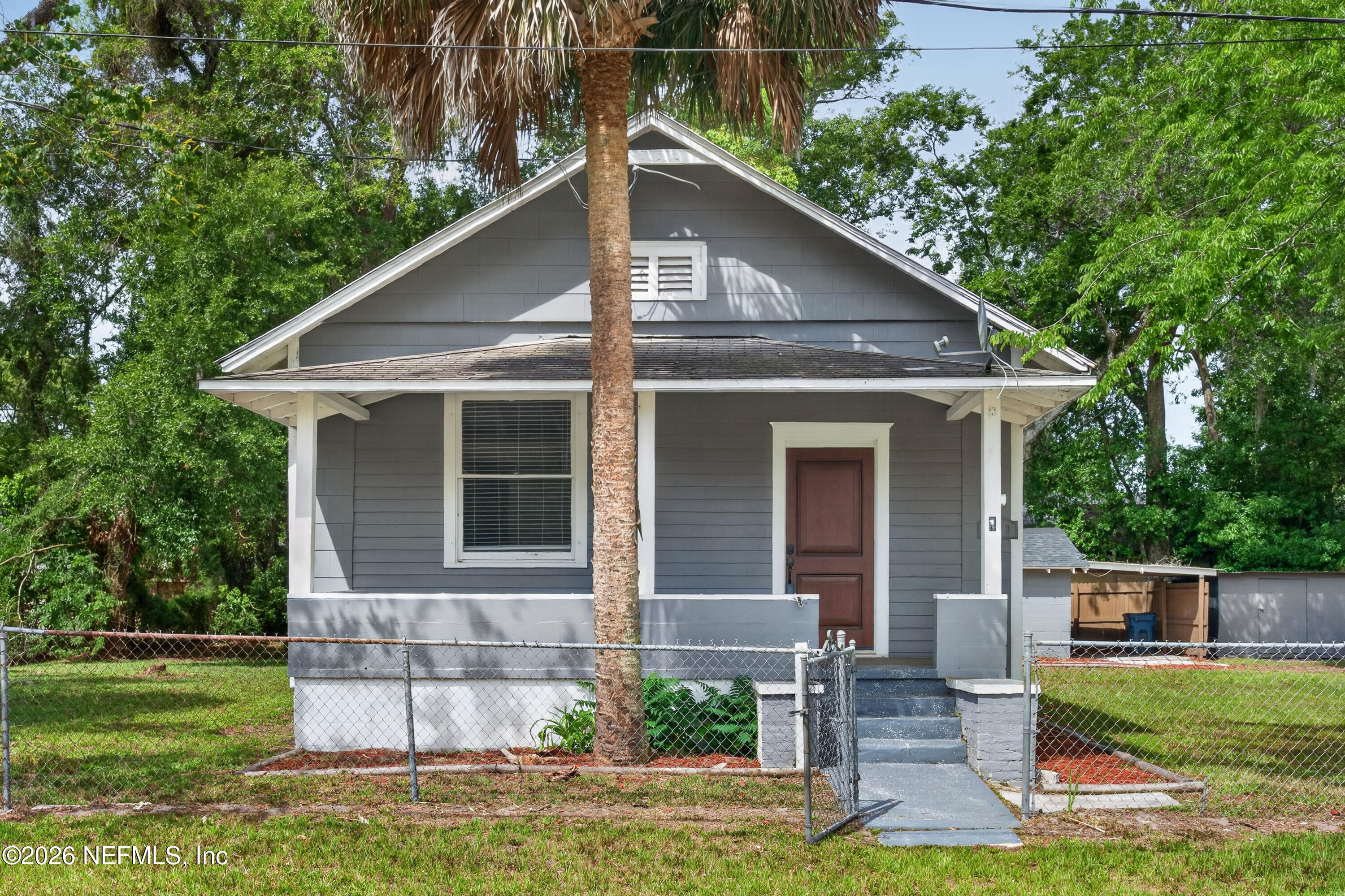 front of main house