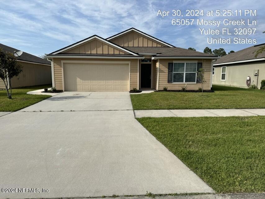 Yulee, FL home for sale located at 65057 Mossy Creek Lane, Yulee, FL 32097