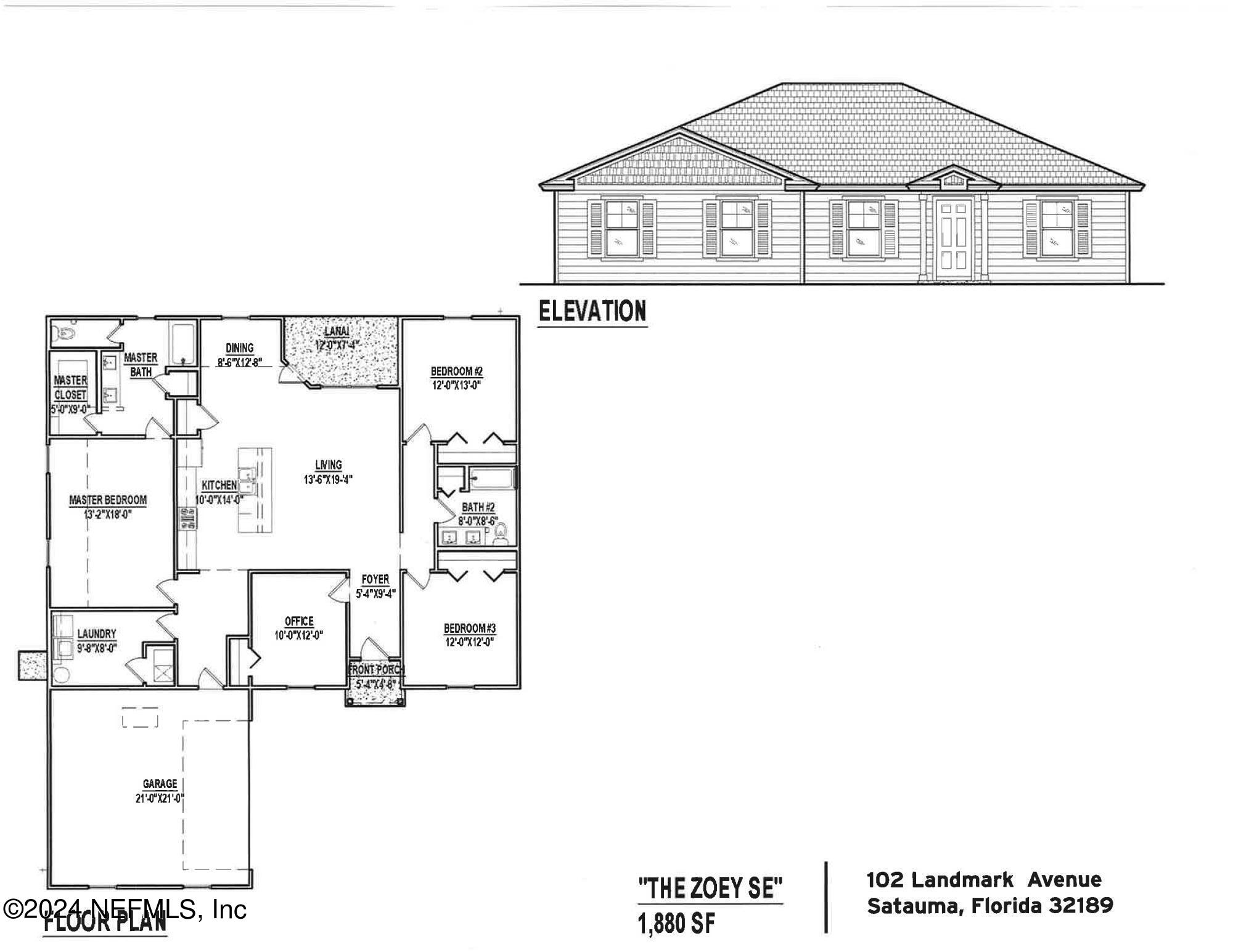 Satsuma, FL home for sale located at 102 LANDMARK Avenue, Satsuma, FL 32189