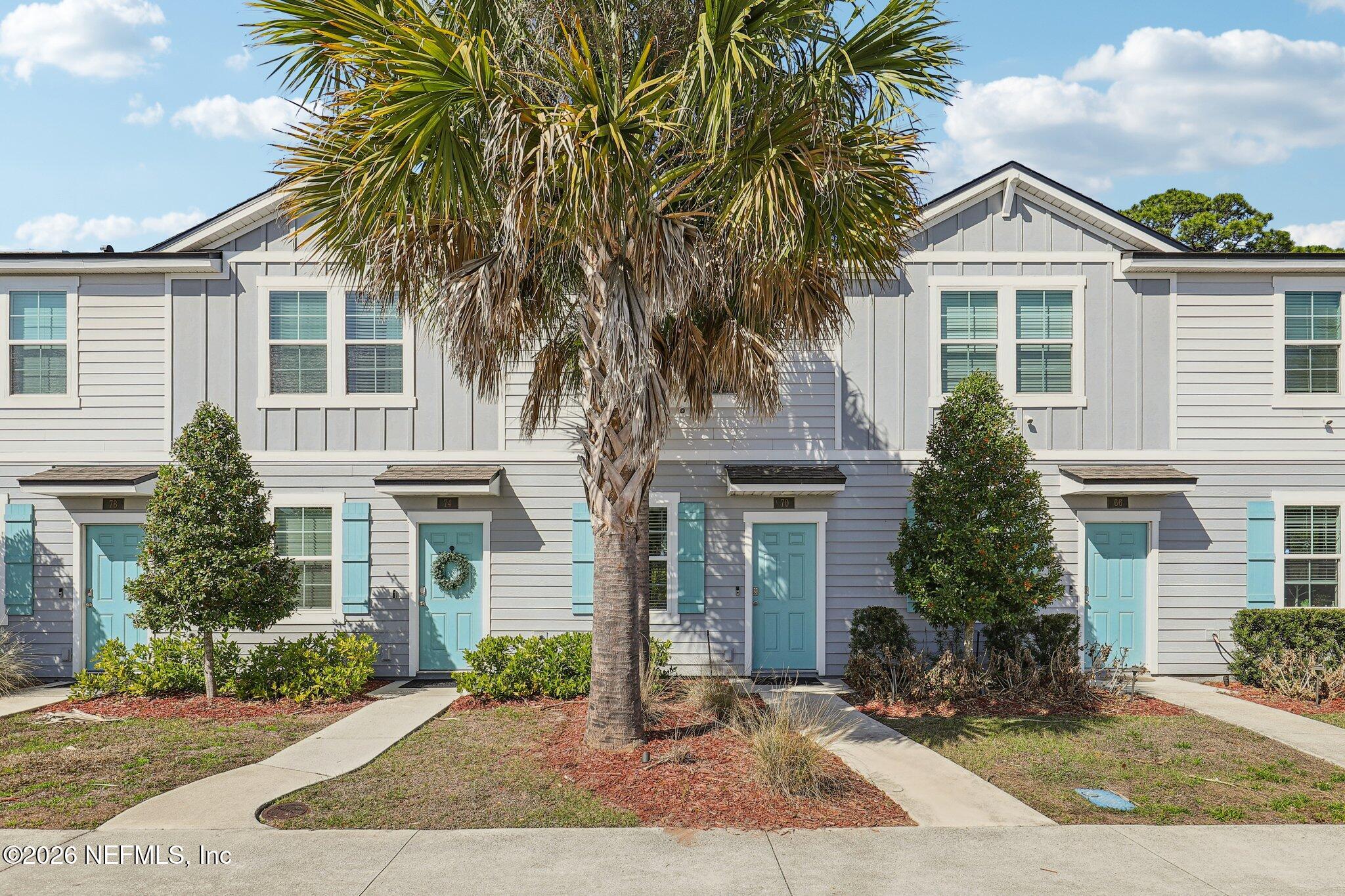 Front of Town Home